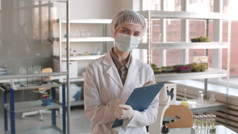 female scientist in a laboratory