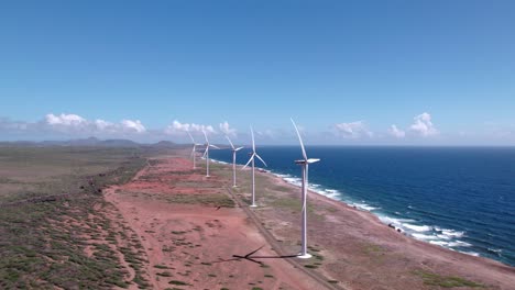 Drone-shot-wind-turbines-san-pedro-curacao