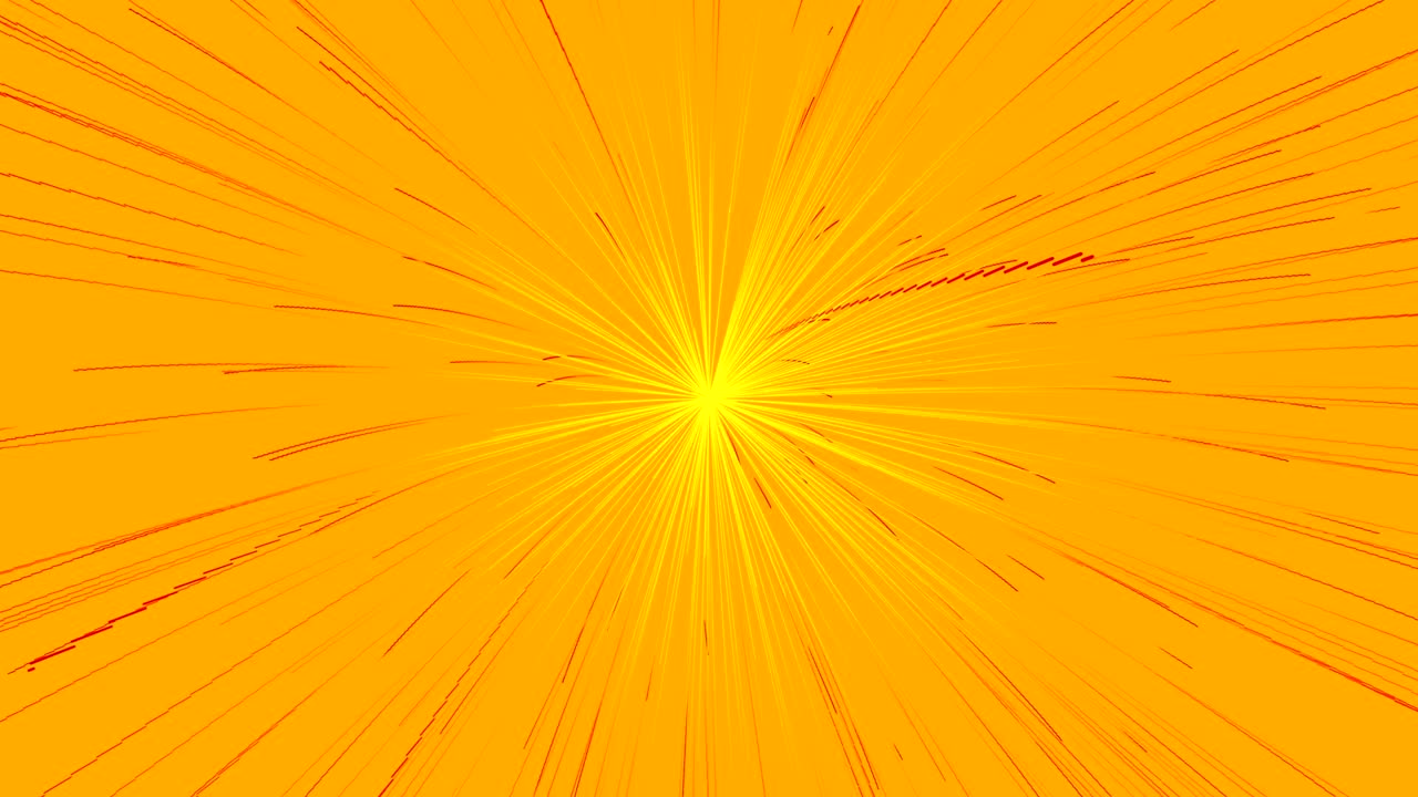 animación de rayas de luz radiantes