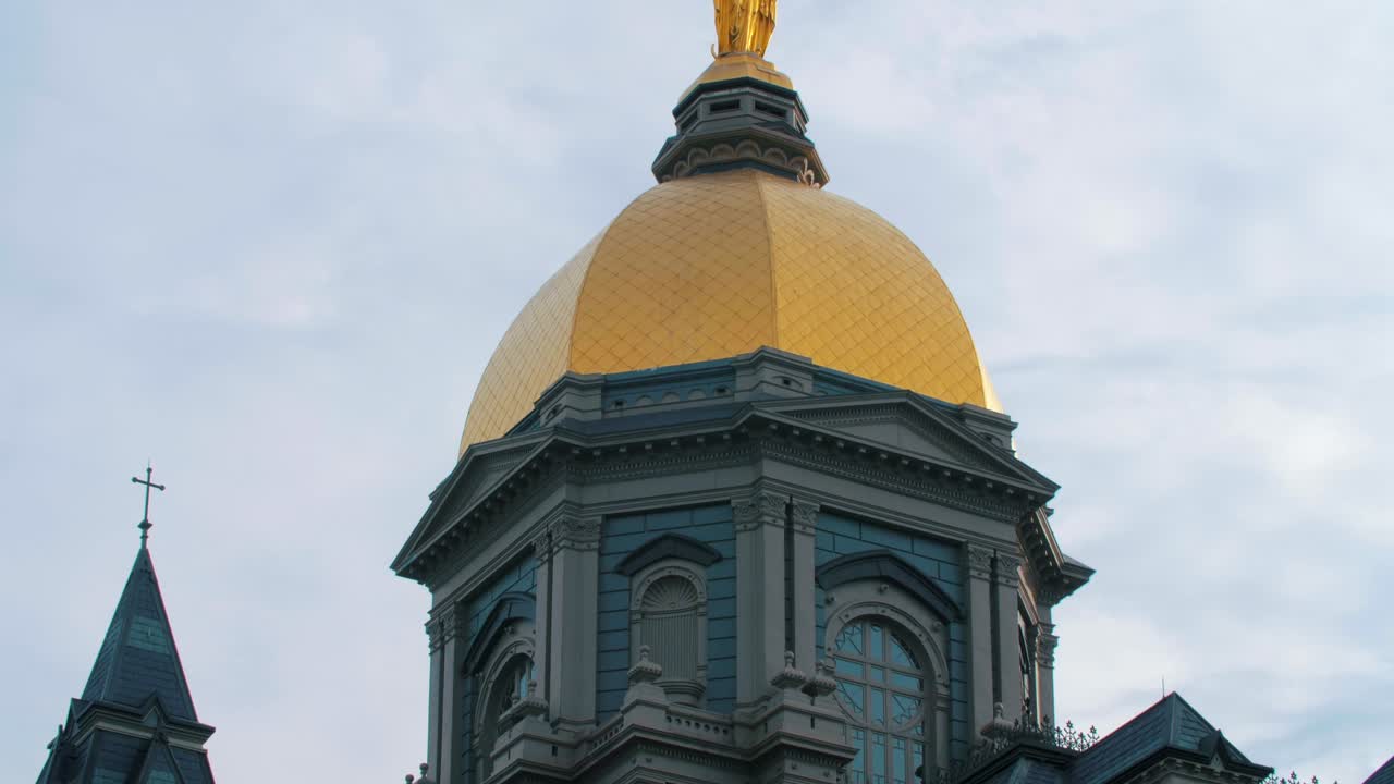 Notre Dame South Bend Indiana Katolsk Filmisk 4K