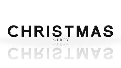 Elegance-style-Merry-Christmas-text-on-white-gradient