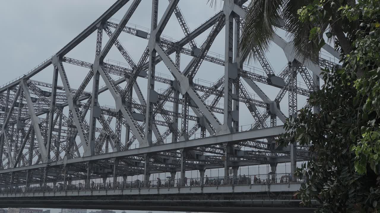 Howrah Bridge in Kolkata, India