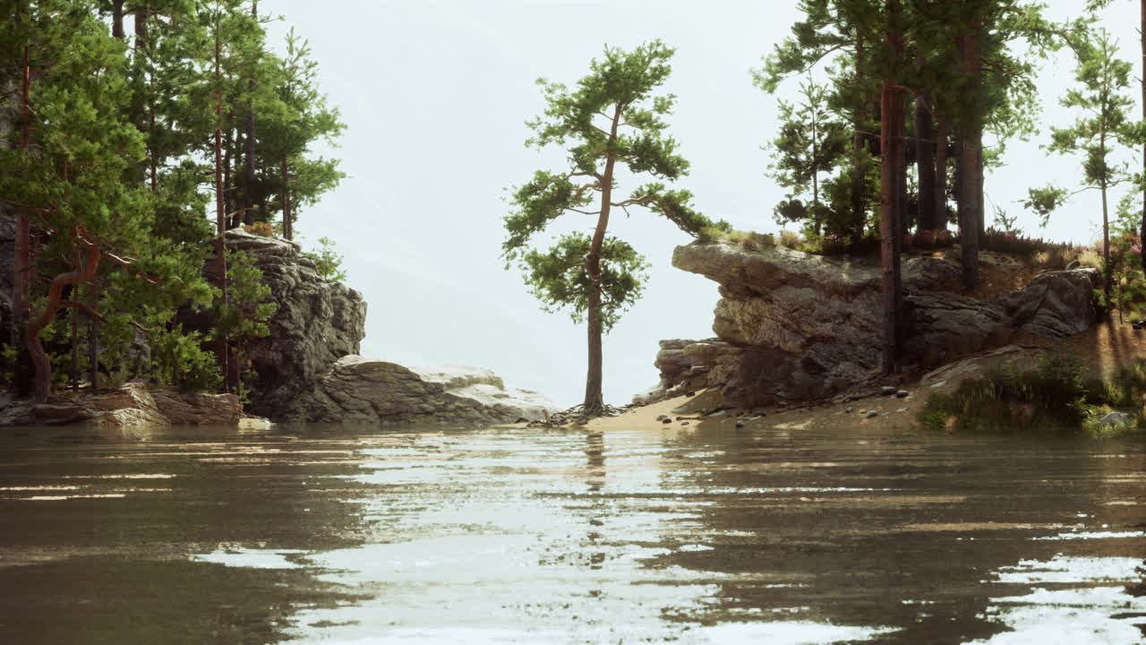 Tranquil Forest Lake