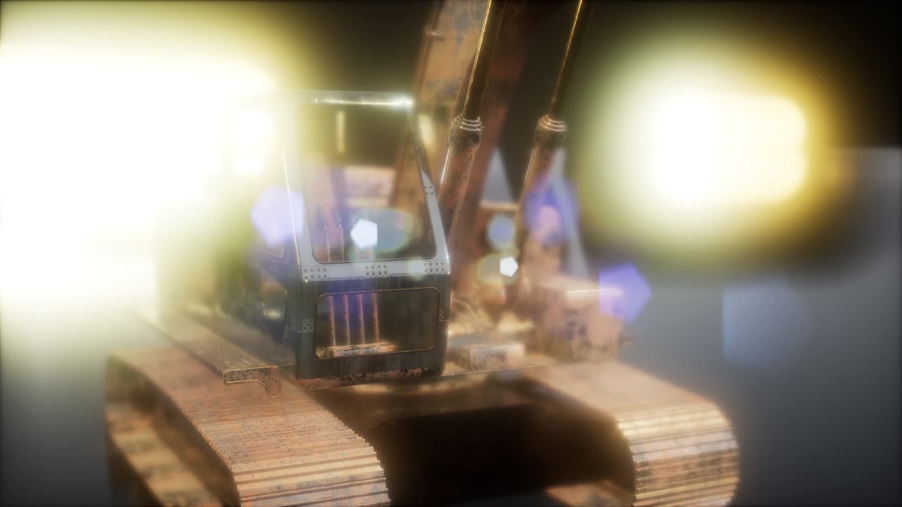 Metal Excavator Tractor