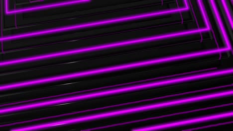 líneas de neón azul brillante fondo de movimiento técnico futurista abstracto. bucle sin costuras. animación de video ultra hd 4k. capas y paralelos.