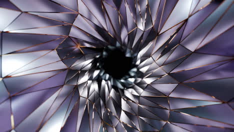abstract geometric tunnel vortex