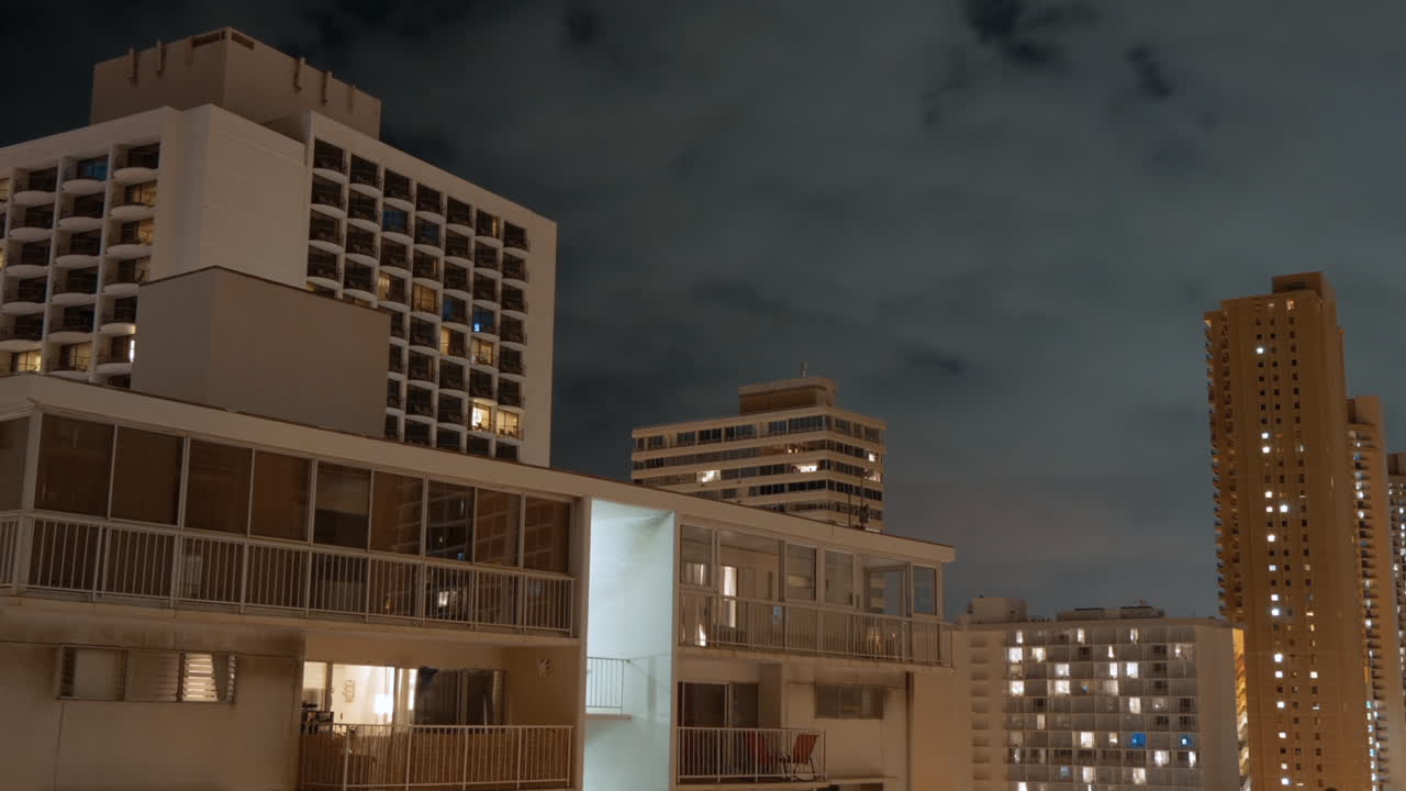 timelapse de edificios en honolulu