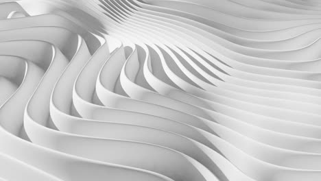 renderización 3d de la tela. hay pliegues ondulados. el color es blanco.