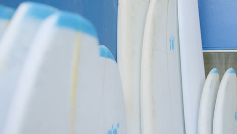 surfboards in workshop 4k