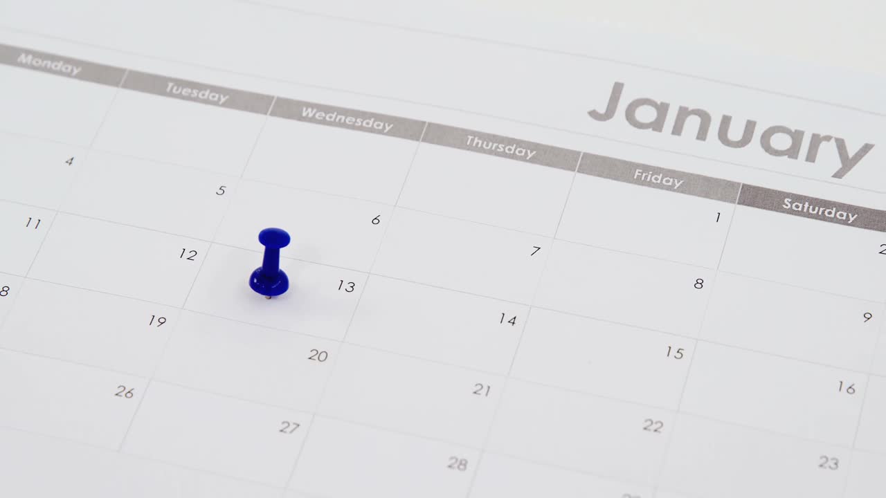 Close-up of blue push pin