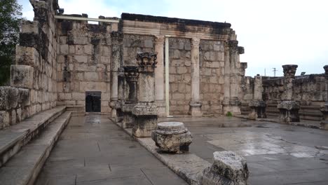 ancient first century synagogue capernaum israel middle east holy land archaeology