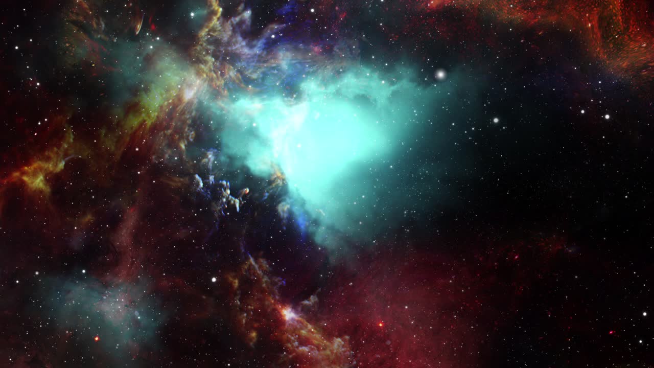 la profundidad del gran universo y la belleza de la nebulosa 4k