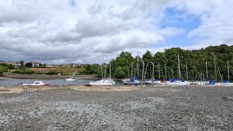 boats arriving and docking at fife port