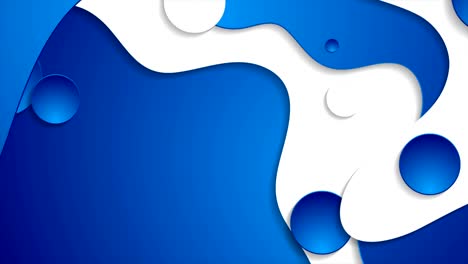 fondo de movimiento corporativo azul y blanco abstracto ondulado