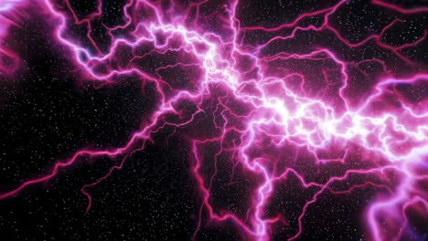 abstract space lightning