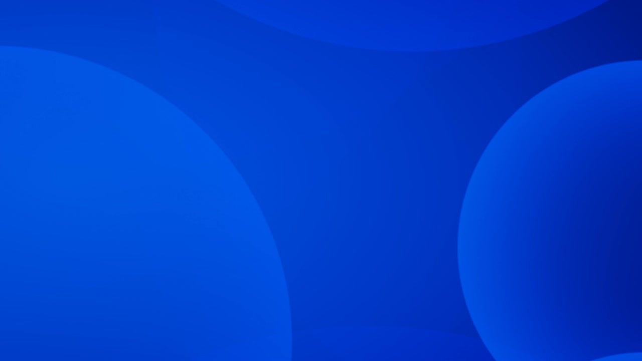 los círculos azules se desvanecen el fondo del bucle de animación 3d