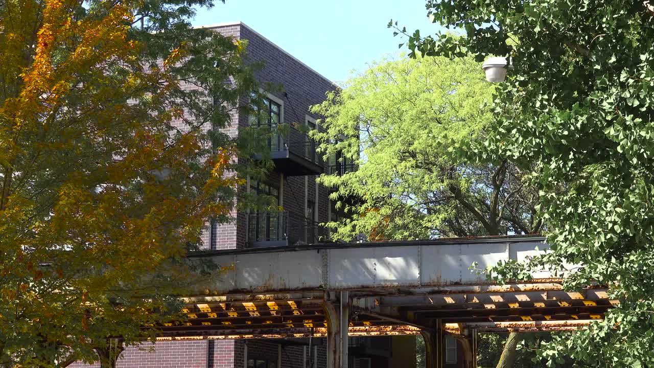 1번을 지나는 시카고 윌엘 기차