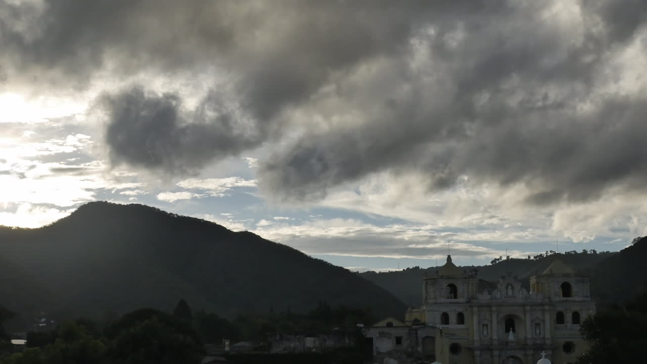 a timelapse in Antigua, Guatemala