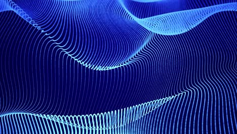 holograma abstractamente colorido línea de energía onda de cuadrícula