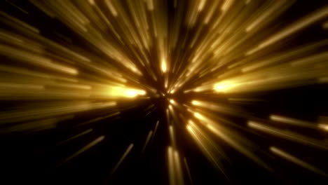 bloom glowing gold light stripe and particles background motion