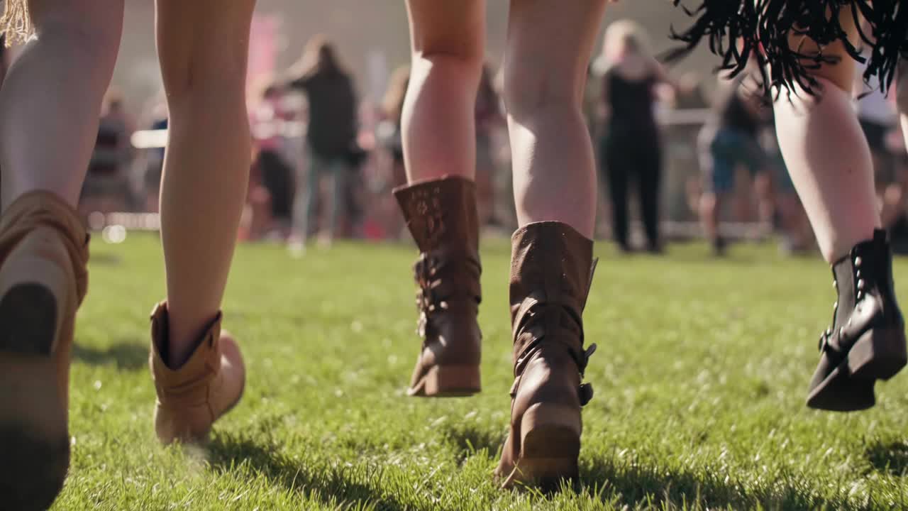 sección baja de jóvenes corriendo en un campo
