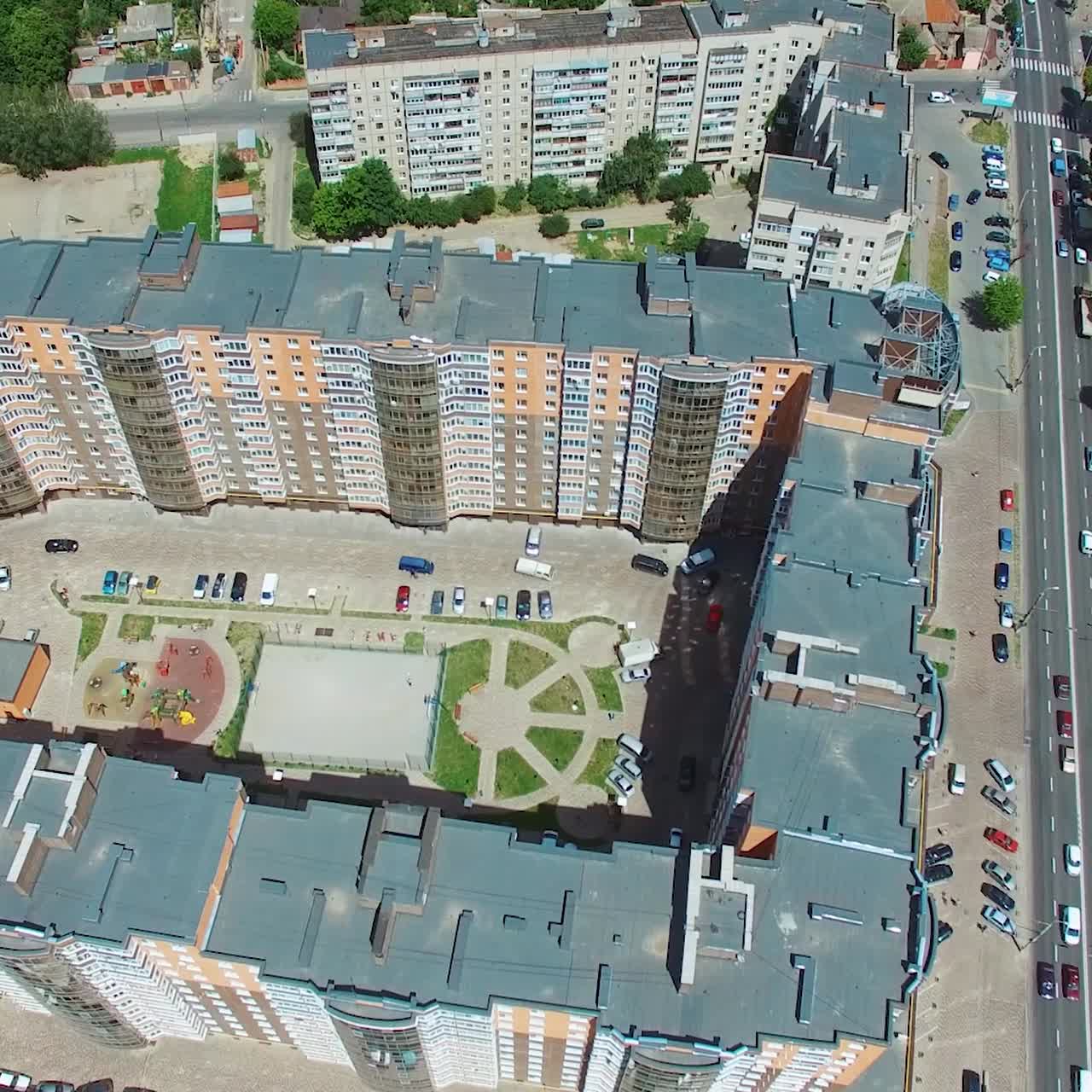 Moderne og ny lejlighedsbygning