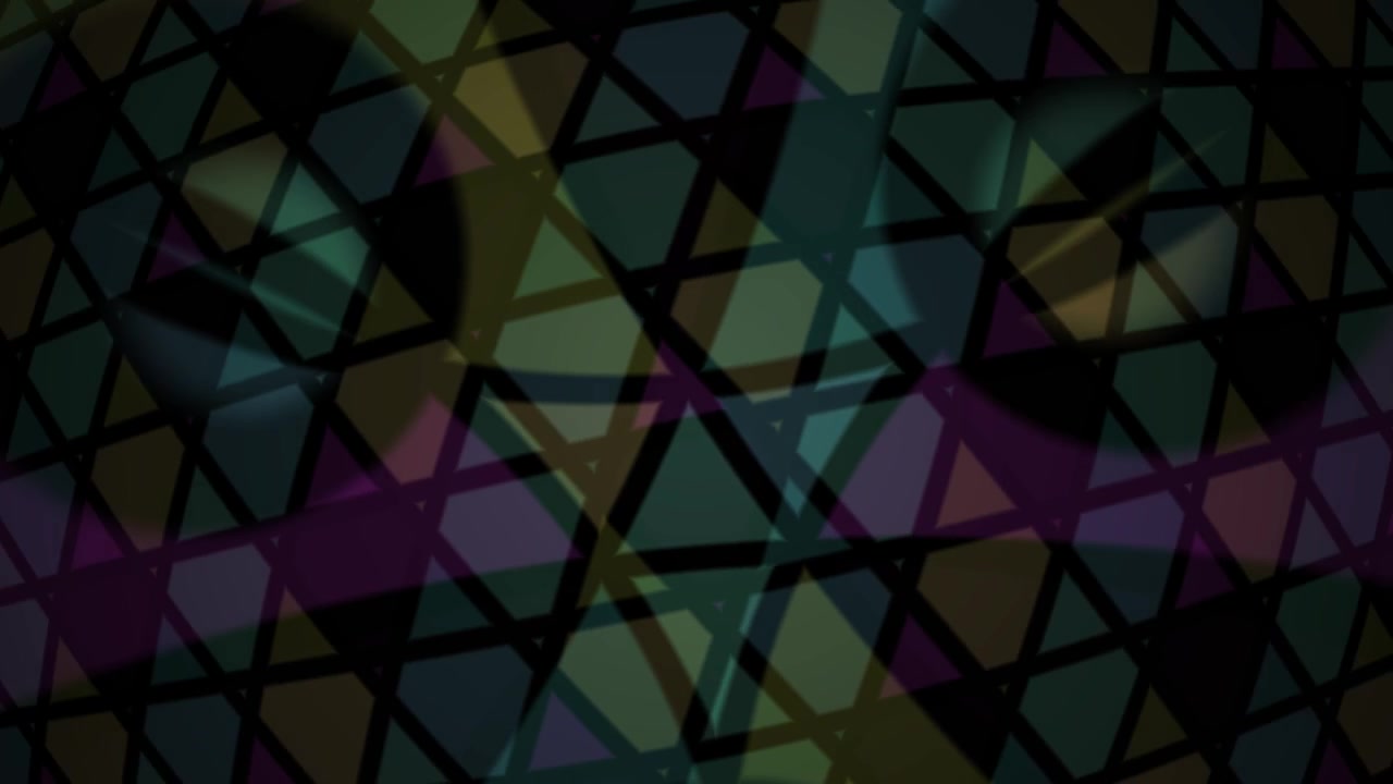 Kaleidoscopic Abstract Pattern of Morphing Colorful Geometric Shapes