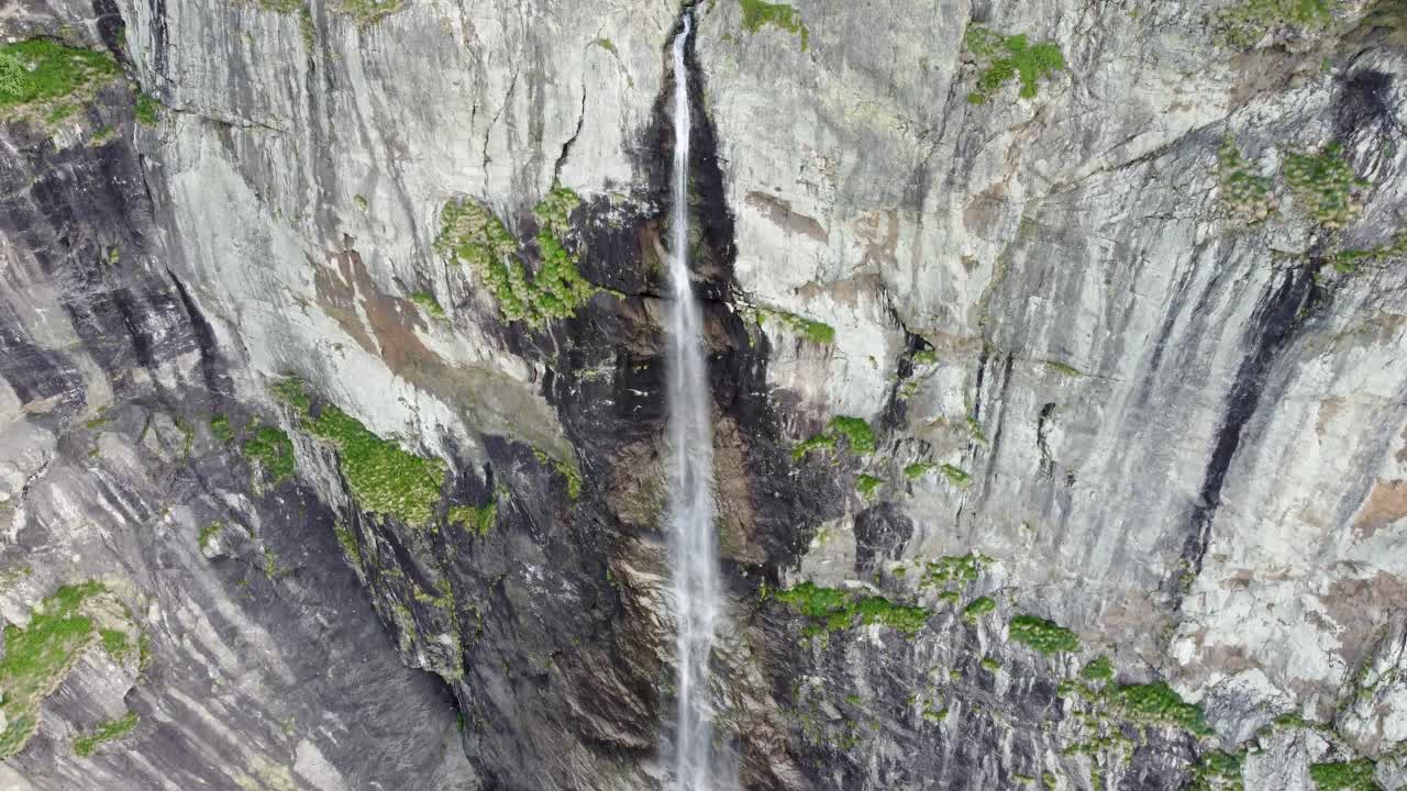 Majestic Waterfall cascading down a cliff face
