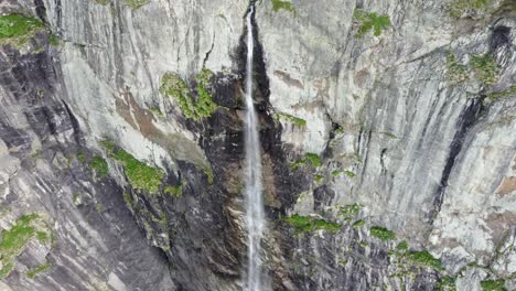 majestic waterfall cascading down a cliff face