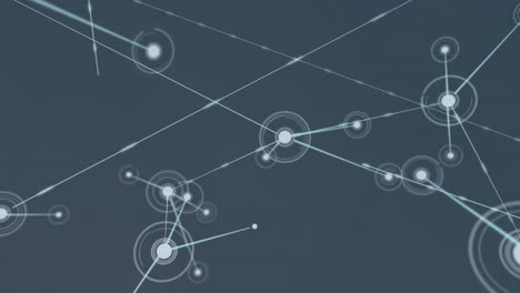 digital animation of network of connections against grey background