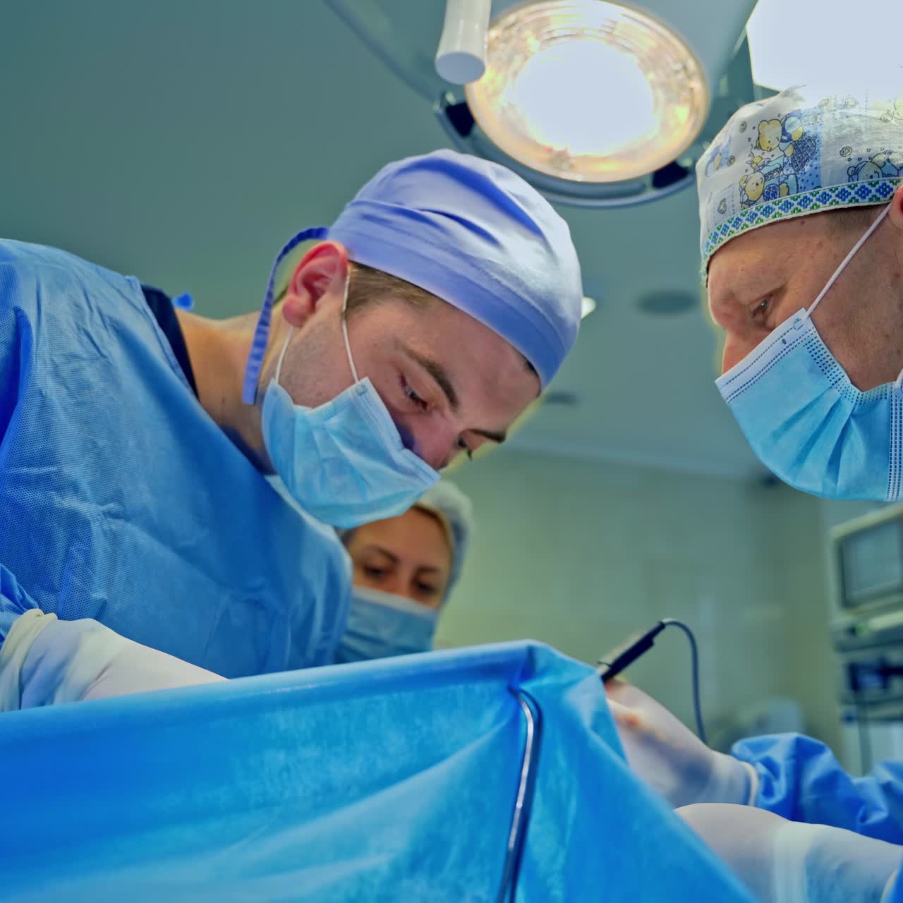 Portrait of surgeon doctors