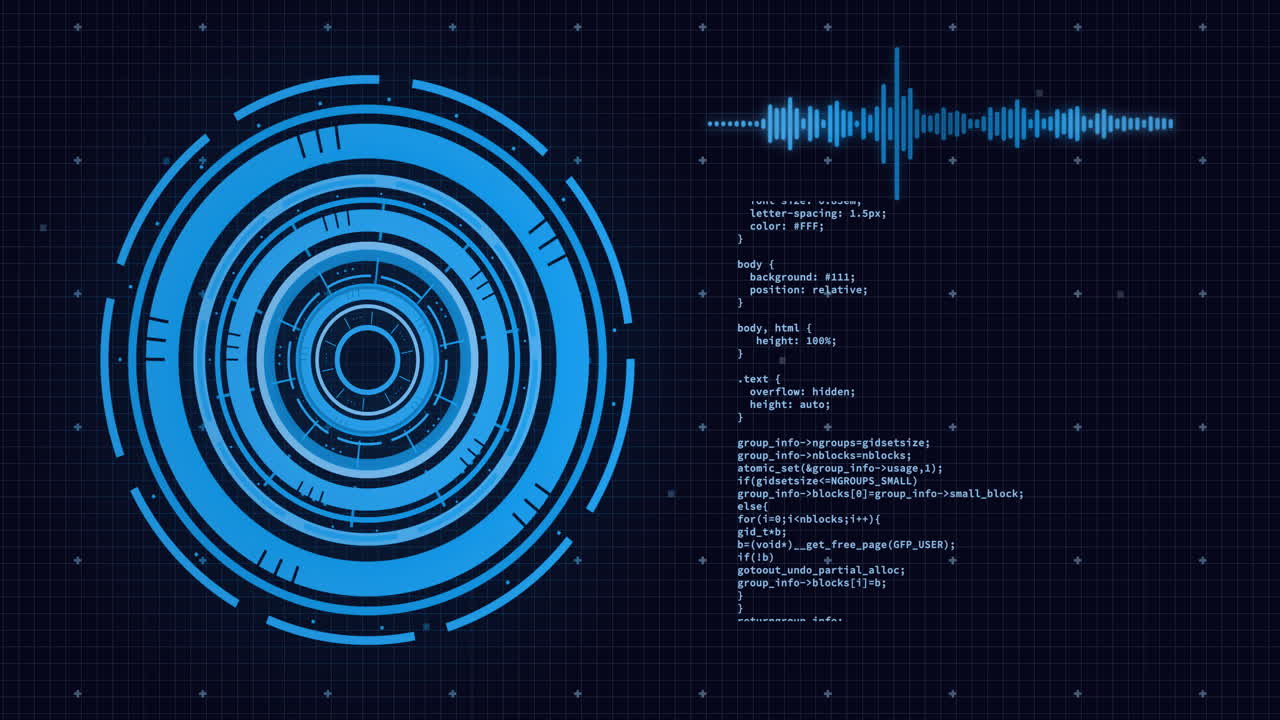 animación de escaneos y procesamiento de datos a través de la red