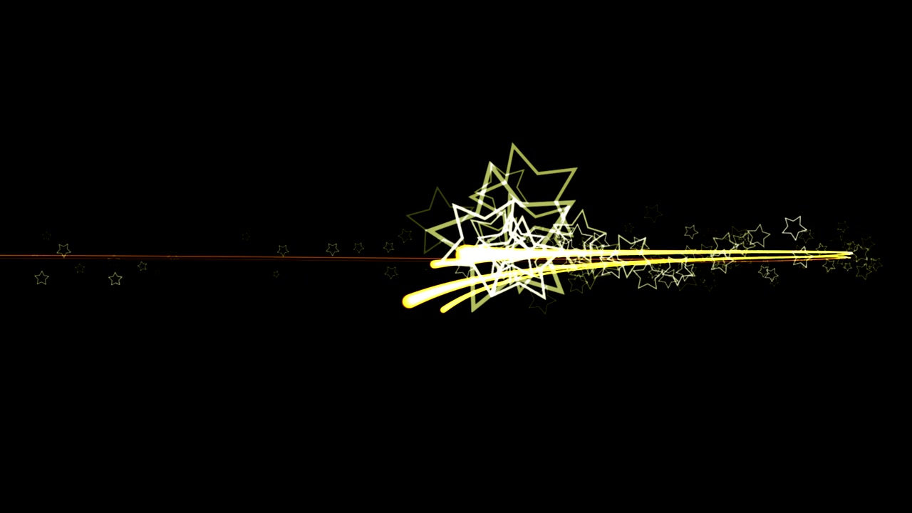 Transizione di strisce, linee, stelle e luci, sovrapposizione, con canale alfa, in loop
