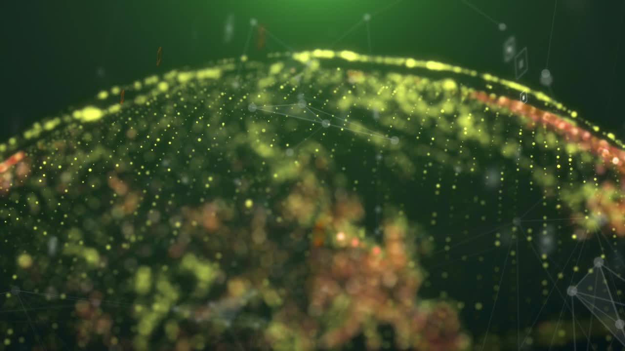 abstracto digital tierra cerrada