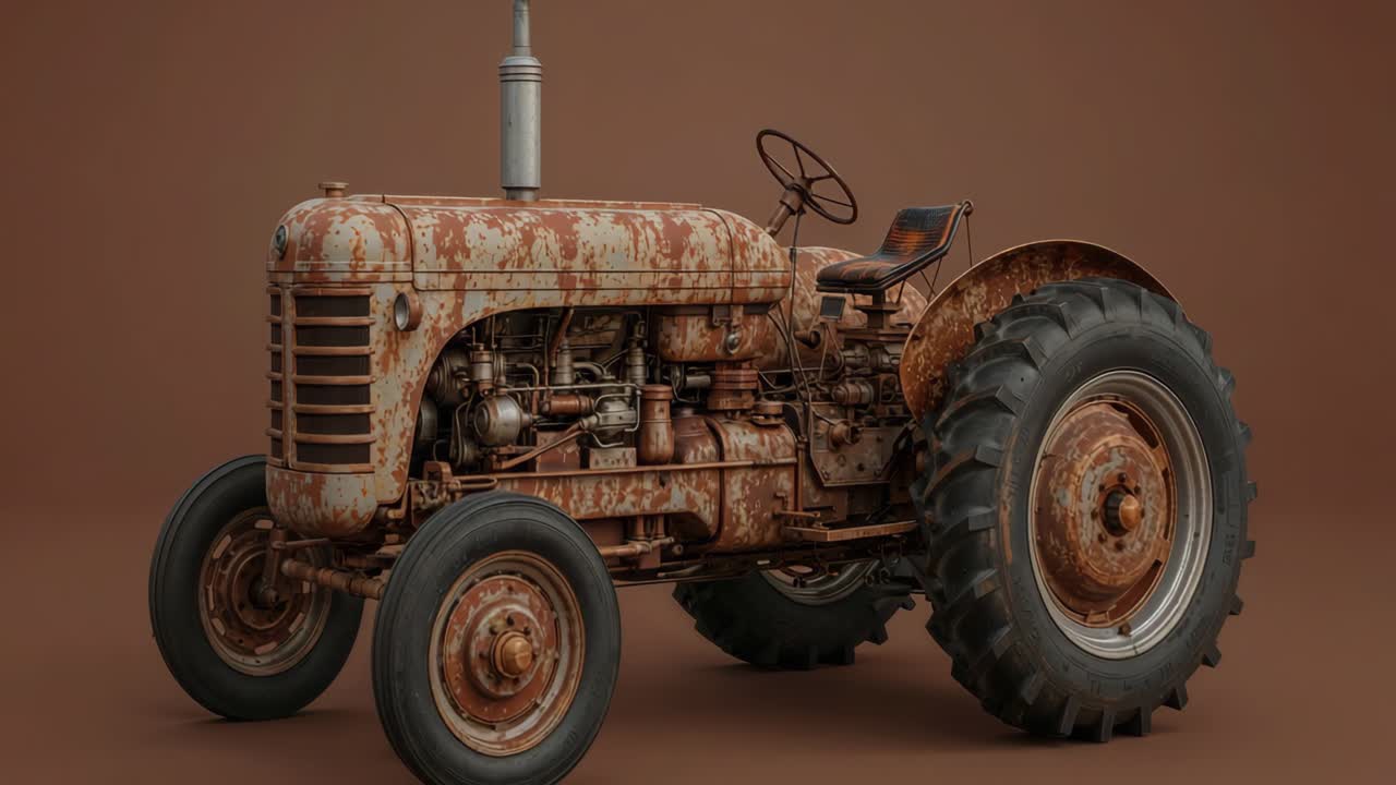 Rusty Vintage Tractor