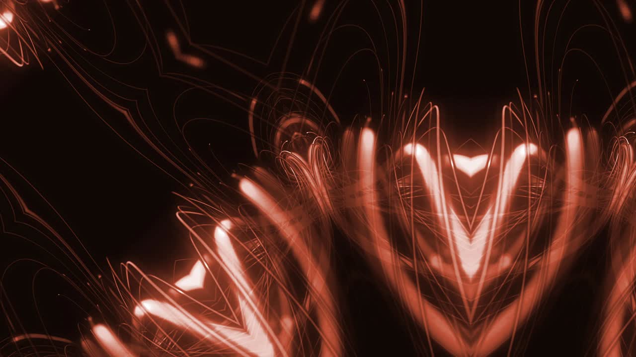 líneas geométricas vj bucle de movimiento