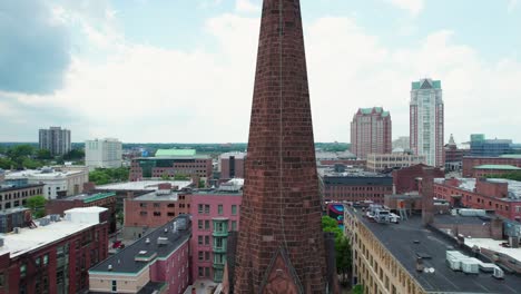 aerial view of the grace episcopal church in providence ri