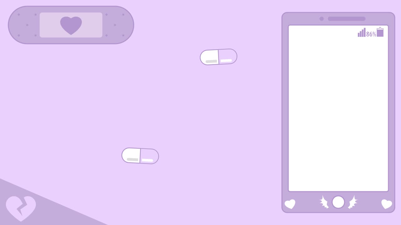 Kawaii phone Looping streaming background. 1080p (2).mp4