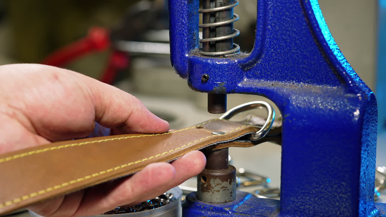 Female seamstress working with textile