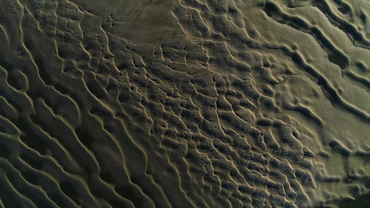 toma aerea de la caleta de los loros, rio negro, argentina