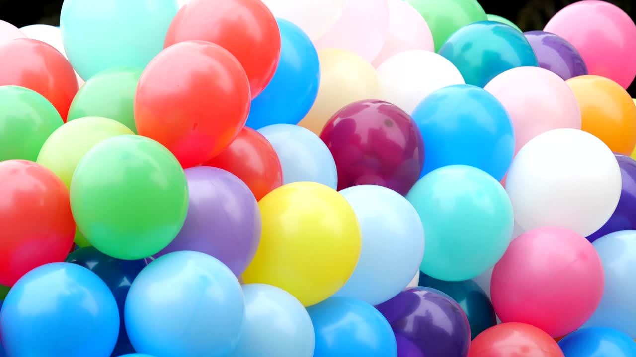 globos de helio de colores