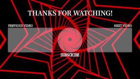 shape continuous progress end card ending screen motion graphics