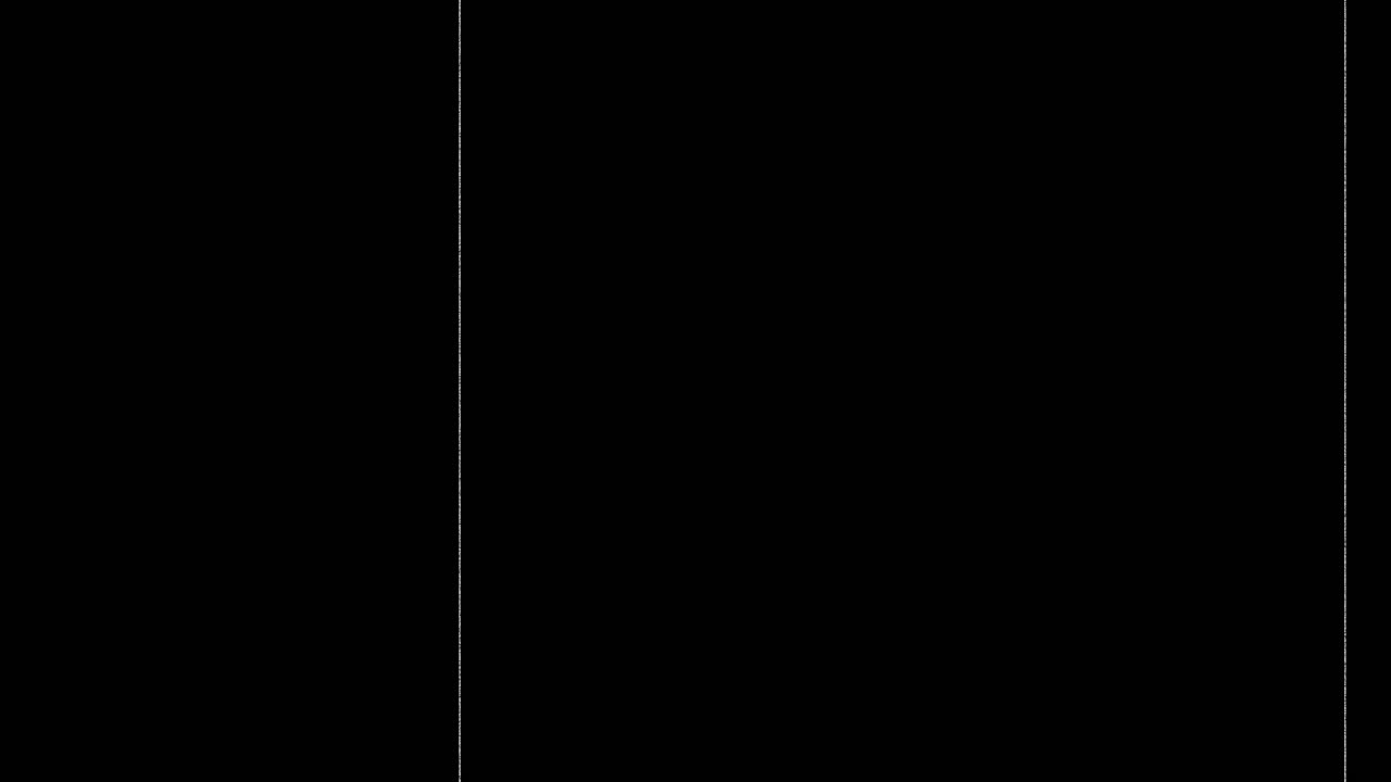 Digital statisk støj og glitch-effekt på sort skærm