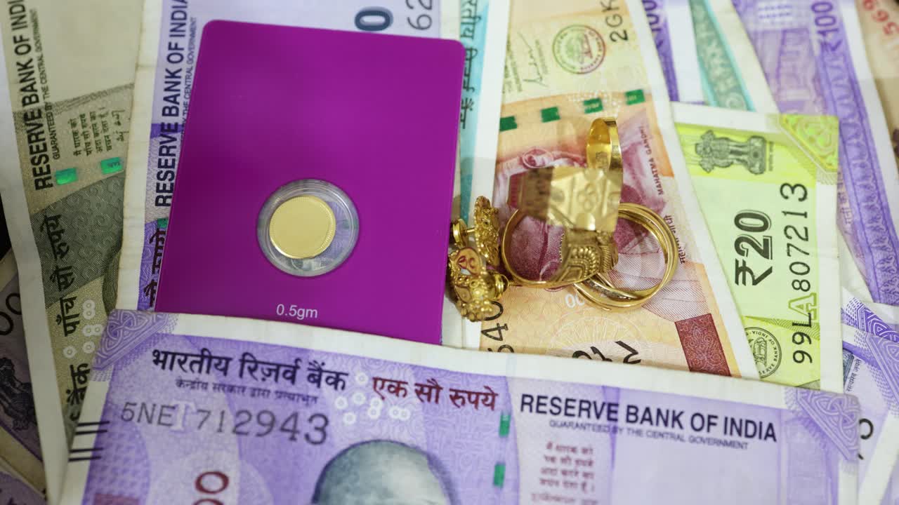 Luxury Goods And Rupee Notes For Wedding Or Celebration