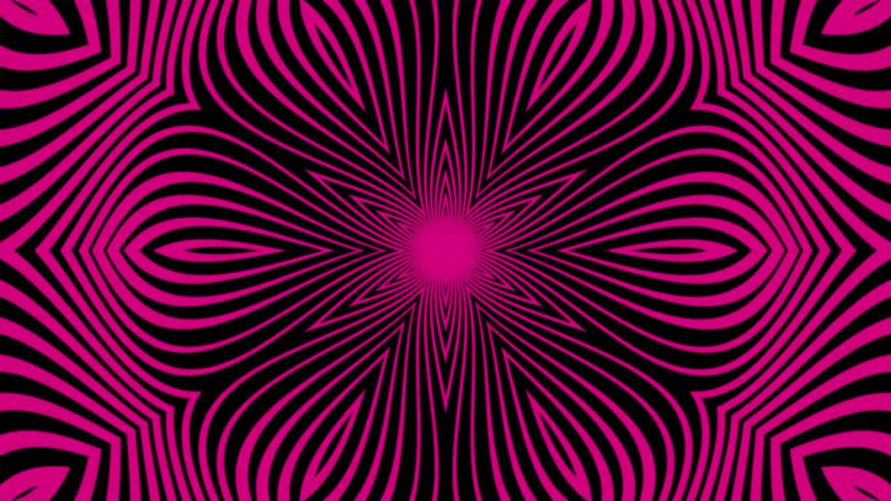 A magenta colored geometrical pattern motion graphic