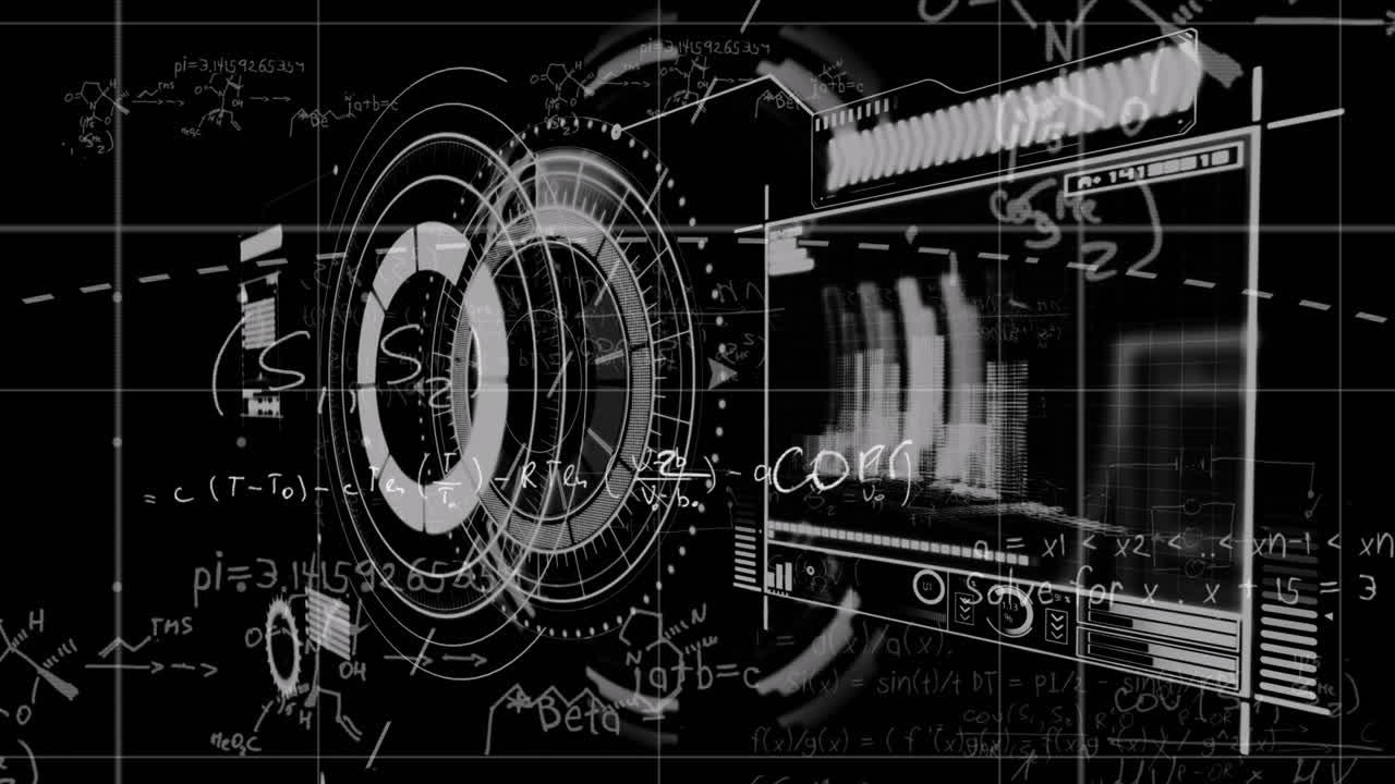수학 방정식의 애니메이션과 데이터 처리
