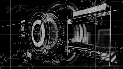 animación de ecuaciones matemáticas y procesamiento de datos
