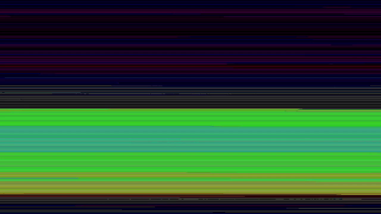 Abstract Digital Glitch Effect with Colorful Horizontal Lines