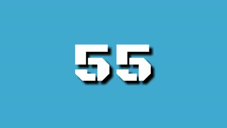 Countdown-cartoon-number-60-sixty-to-one-1-motion-graphics-animation-on-blue-background