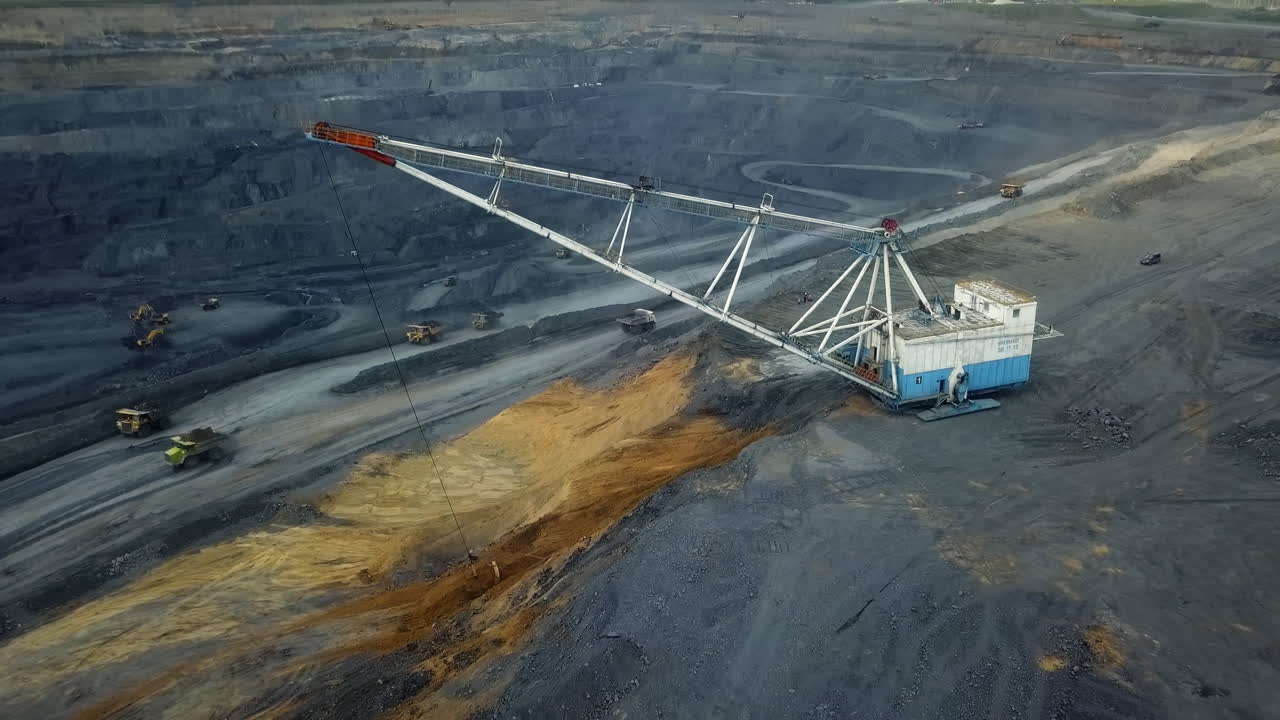 operación de minería de carbón